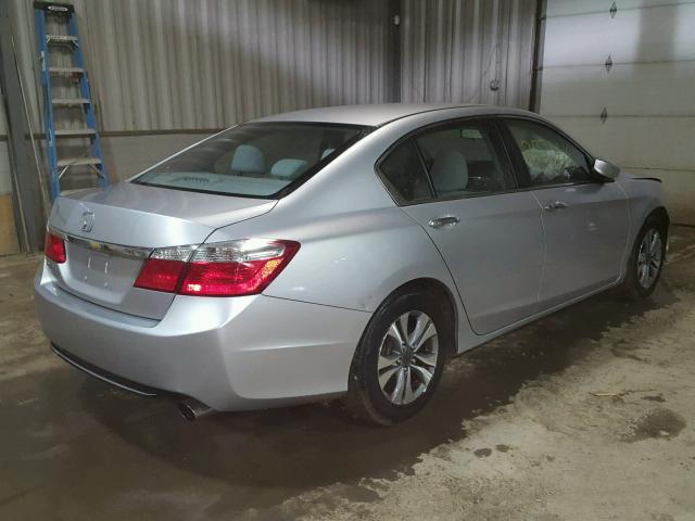 1HGCR2F37DA252183 - 2013 HONDA ACCORD LX SILVER photo 4