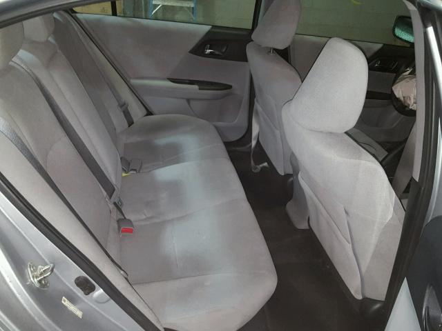 1HGCR2F37DA252183 - 2013 HONDA ACCORD LX SILVER photo 6