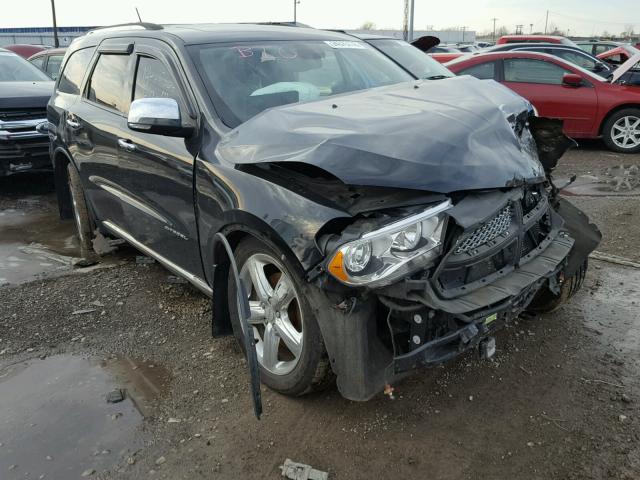 1D4SE5GTXBC594723 - 2011 DODGE DURANGO CI BLACK photo 1