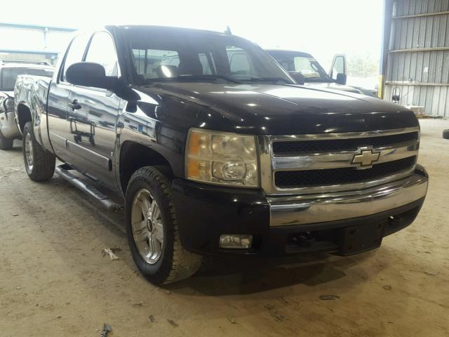 1GCEK19J27Z515282 - 2007 CHEVROLET SILVERADO BLACK photo 1