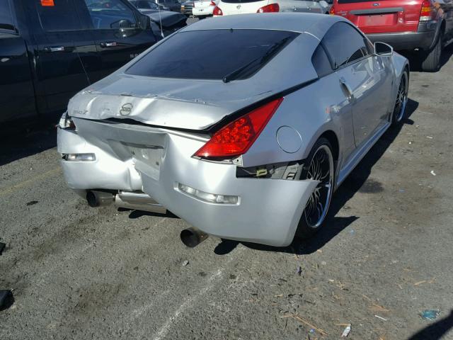 JN1AZ34D96M306014 - 2006 NISSAN 350Z COUPE SILVER photo 4