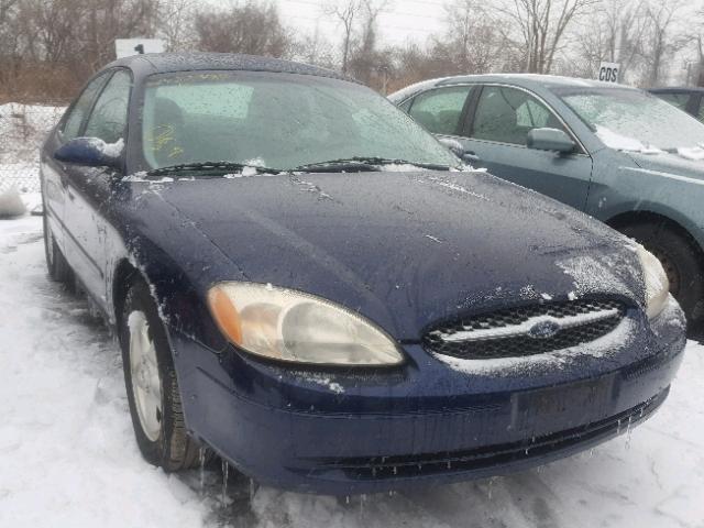 1FAFP55U71A101276 - 2001 FORD TAURUS SES BLUE photo 1