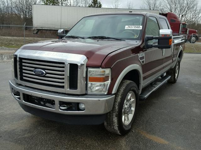 1FTSW21R59EA22415 - 2009 FORD F250 SUPER BURGUNDY photo 2