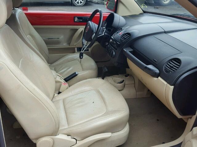 3VWCM31Y84M325566 - 2004 VOLKSWAGEN NEW BEETLE 红色 照片 5