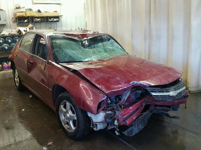 2G1WH55K659335022 - 2005 CHEVROLET IMPALA LS MAROON photo 1