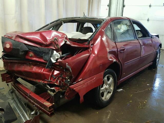 2G1WH55K659335022 - 2005 CHEVROLET IMPALA LS MAROON photo 4