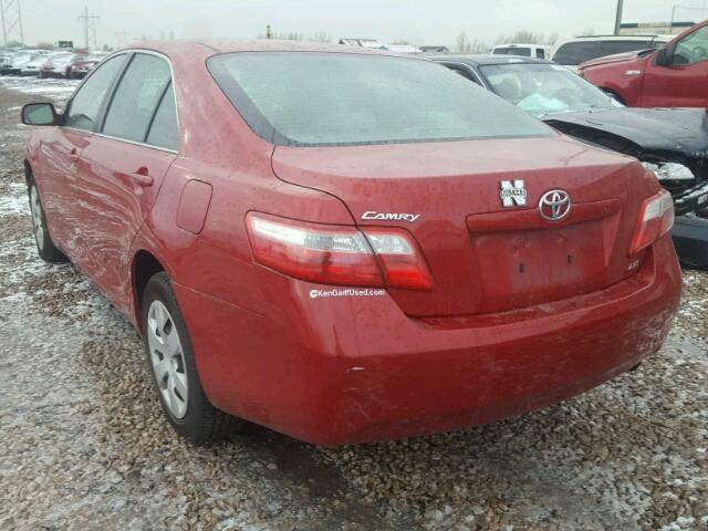 4T1BE46K29U357286 - 2009 TOYOTA CAMRY BASE RED photo 3