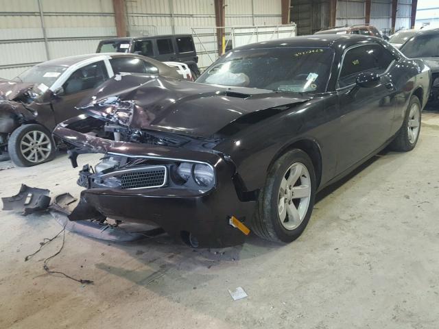 2C3CDYAG2EH224678 - 2014 DODGE CHALLENGER BLACK photo 2