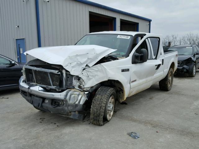 1FTNW21P94ED73560 - 2004 FORD F250 SUPER WHITE photo 2