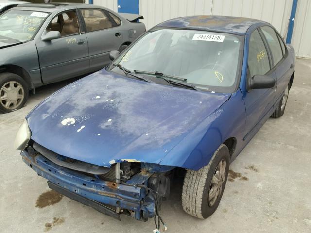 1G1JC52F347165279 - 2004 CHEVROLET CAVALIER BLUE photo 2