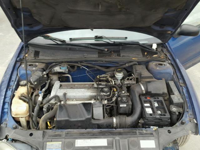 1G1JC52F347165279 - 2004 CHEVROLET CAVALIER BLUE photo 7