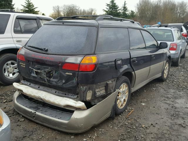 4S3BH806927645938 - 2002 SUBARU LEGACY OUT BLACK photo 4