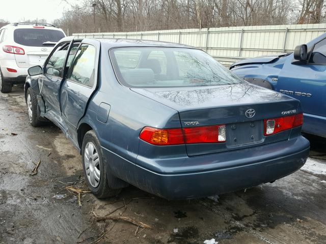 4T1BG22KX1U803435 - 2001 TOYOTA CAMRY CE TEAL photo 3