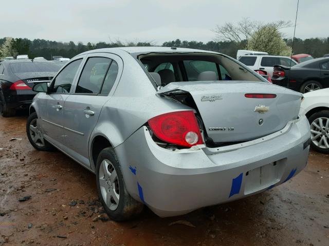 1G1AK58F087206094 - 2008 CHEVROLET COBALT LS SILVER photo 3