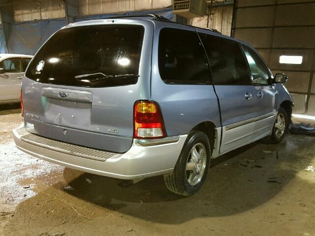 2FMZA5340YBB06129 - 2000 FORD WINDSTAR S BLUE photo 4