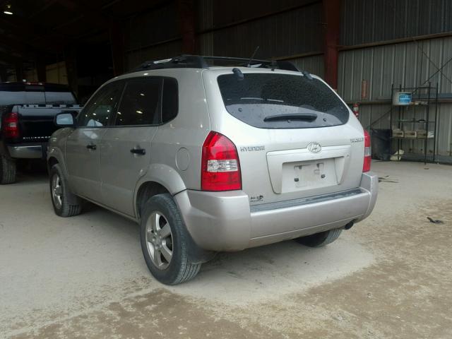 KM8JM12B06U455943 - 2006 HYUNDAI TUCSON SILVER photo 3