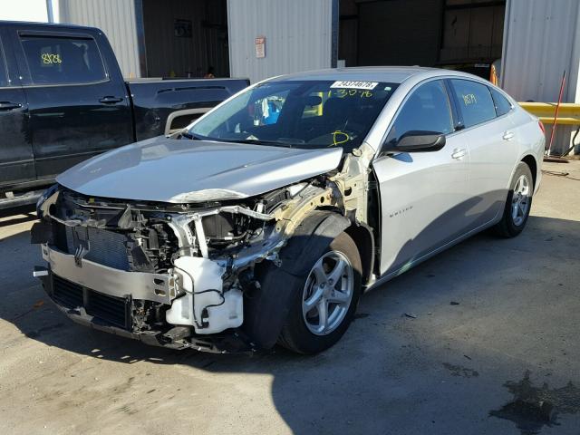 1G1ZB5STXGF293007 - 2016 CHEVROLET MALIBU LS SILVER photo 2