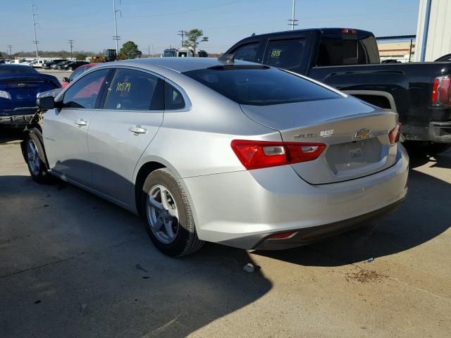 1G1ZB5STXGF293007 - 2016 CHEVROLET MALIBU LS SILVER photo 3
