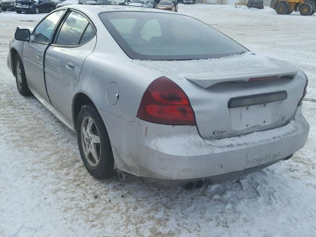 2G2WS522741373051 - 2004 PONTIAC GRAND PRIX SILVER photo 3