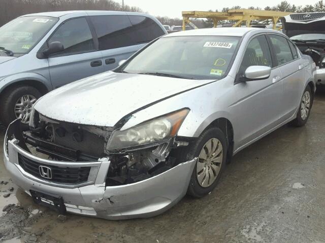 1HGCP26319A190048 - 2009 HONDA ACCORD LX SILVER photo 2