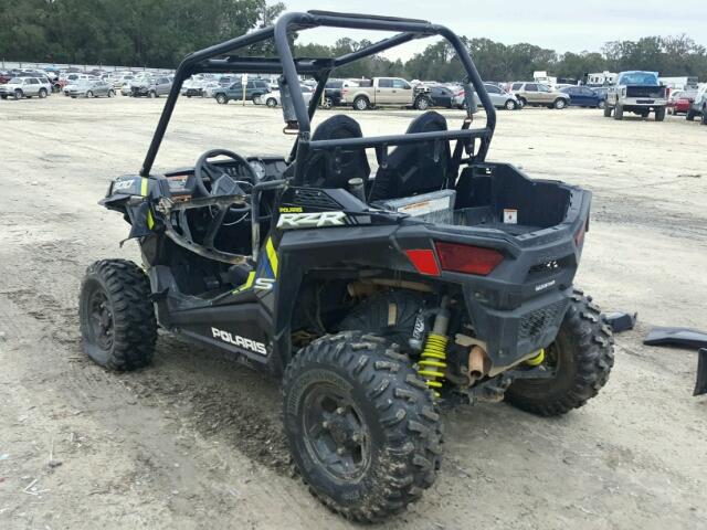 3NSVBE878FF432830 - 2015 POLARIS RZR S 900 BLACK photo 3