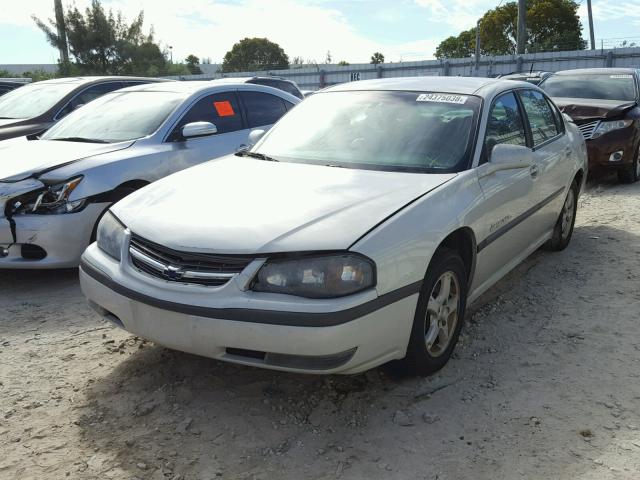 2G1WH55K139371410 - 2003 CHEVROLET IMPALA LS WHITE photo 2