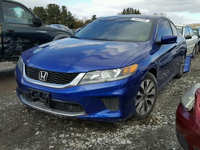 1HGCT1B37EA008875 - 2014 HONDA ACCORD LX- BLUE photo 2