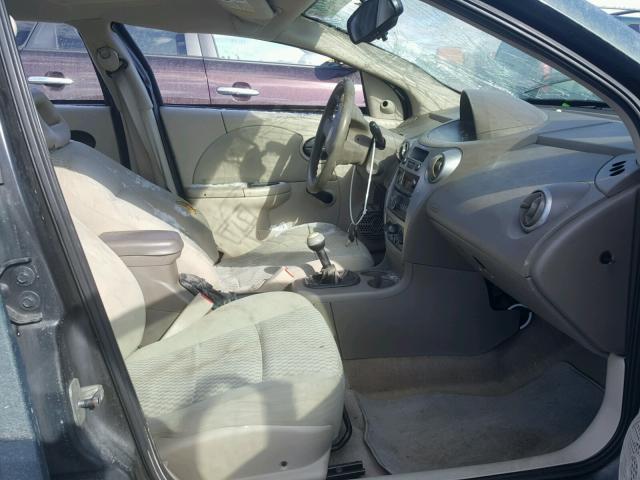 1G8AZ55F87Z133772 - 2007 SATURN ION LEVEL GREEN photo 5