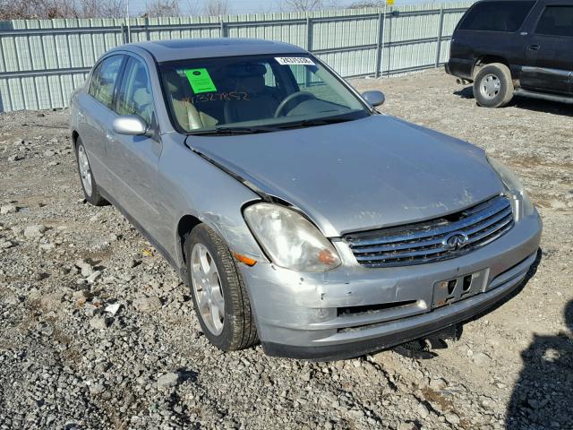 JNKCV51E53M327852 - 2003 INFINITI G35 SILVER photo 1