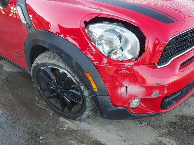 WMWZC5C59CWL56822 - 2012 MINI COOPER S C RED photo 9