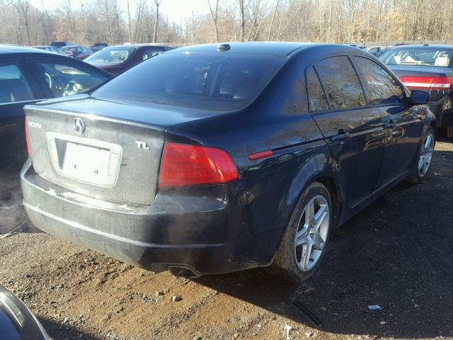 19UUA66254A017095 - 2004 ACURA TL BLACK photo 4