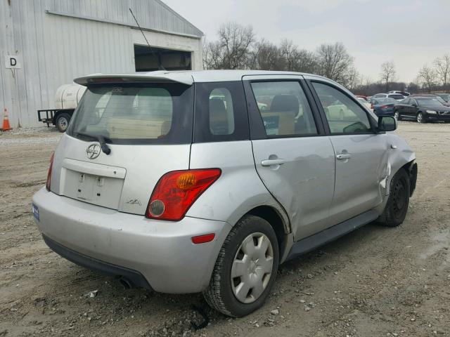 JTKKT624350125674 - 2005 TOYOTA SCION XA SILVER photo 4