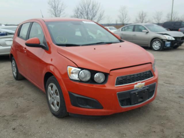 1G1JA6SG5D4200930 - 2013 CHEVROLET SONIC LS ORANGE photo 1