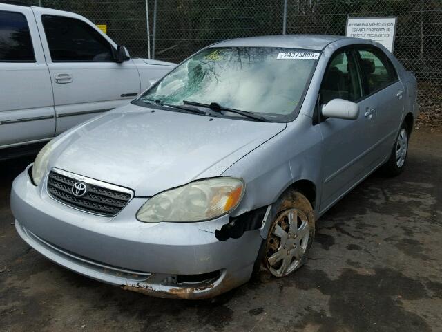 1NXBR32E96Z747425 - 2006 TOYOTA COROLLA CE SILVER photo 2