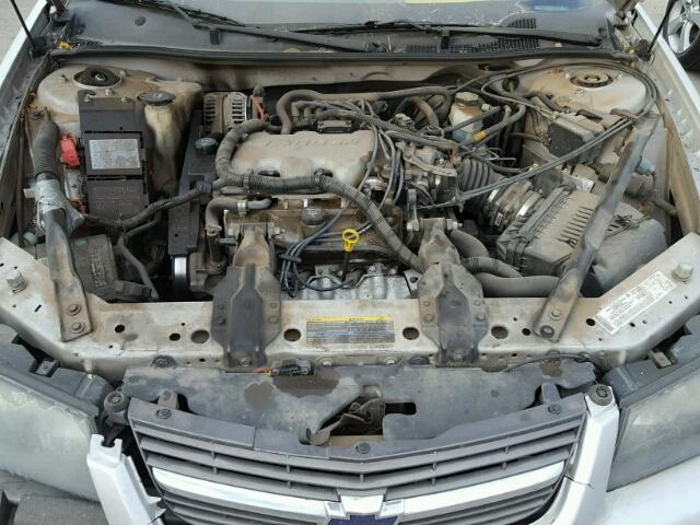 2G1WF52E649426245 - 2004 CHEVROLET IMPALA SILVER photo 7