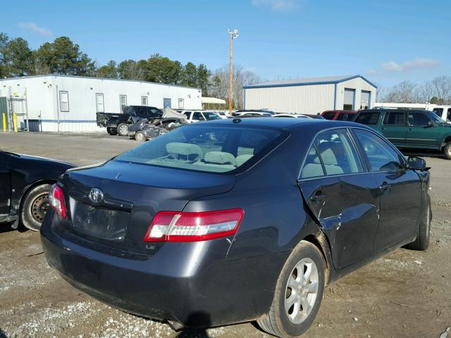 4T4BF3EK4BR123185 - 2011 TOYOTA CAMRY BASE CHARCOAL photo 4