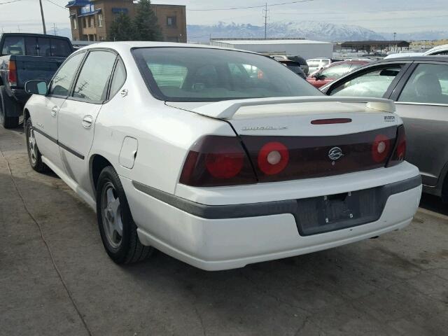 2G1WH55K629388265 - 2002 CHEVROLET IMPALA LS WHITE photo 3