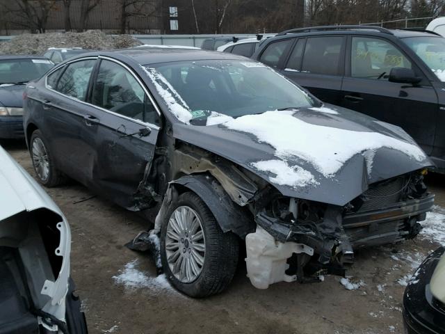 3FA6P0PU2GR393448 - 2016 FORD FUSION SE GRAY photo 1