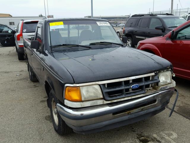 1FTCR10A0RTB00290 - 1994 FORD RANGER BLACK photo 1