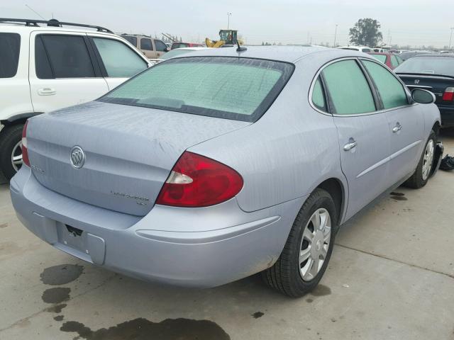 2G4WC582561295156 - 2006 BUICK LACROSSE C SILVER photo 4