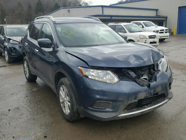 5N1AT2MV7GC899733 - 2016 NISSAN ROGUE S BLUE photo 1