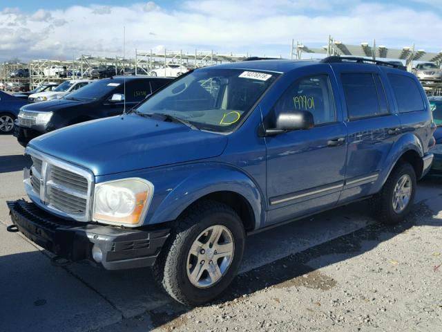 1D8HB58D75F548584 - 2005 DODGE DURANGO LI BLUE photo 2