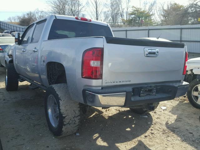 3GCRKSE36AG251585 - 2010 CHEVROLET SILVERADO SILVER photo 3