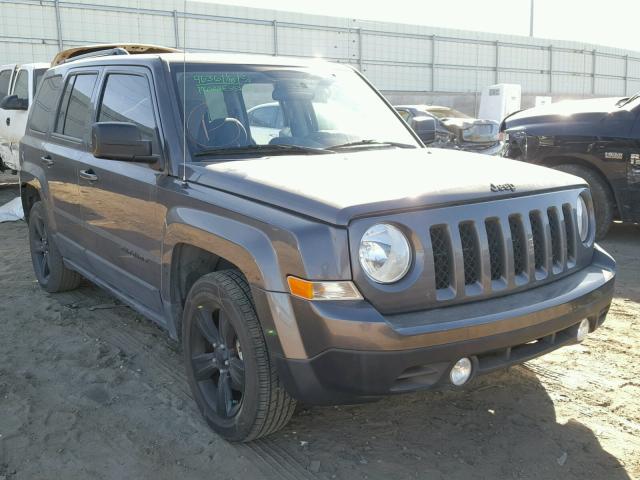 1C4NJPBA1ED790152 - 2014 JEEP PATRIOT SP GRAY photo 1