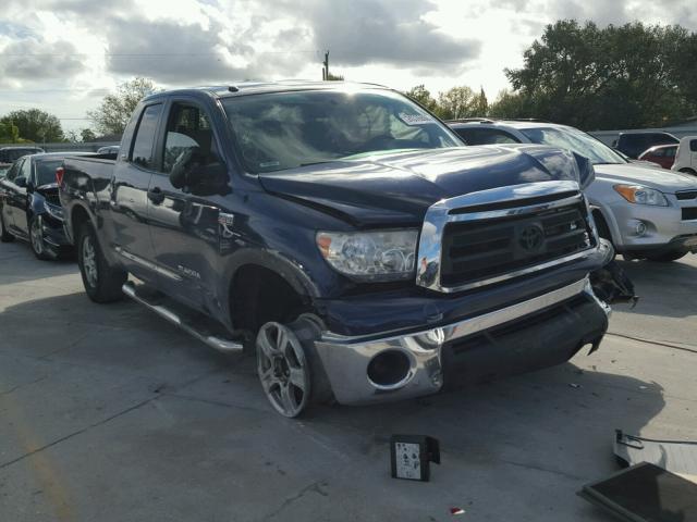 5TFRY5F1XCX118663 - 2012 TOYOTA TUNDRA DOU BLUE photo 1