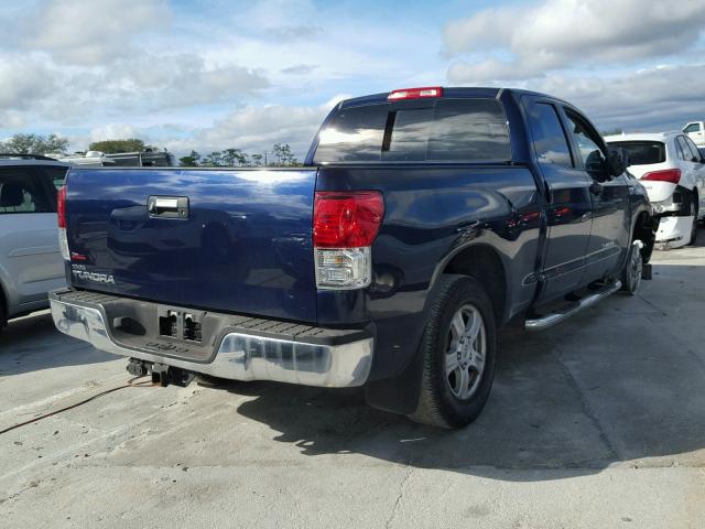 5TFRY5F1XCX118663 - 2012 TOYOTA TUNDRA DOU BLUE photo 4