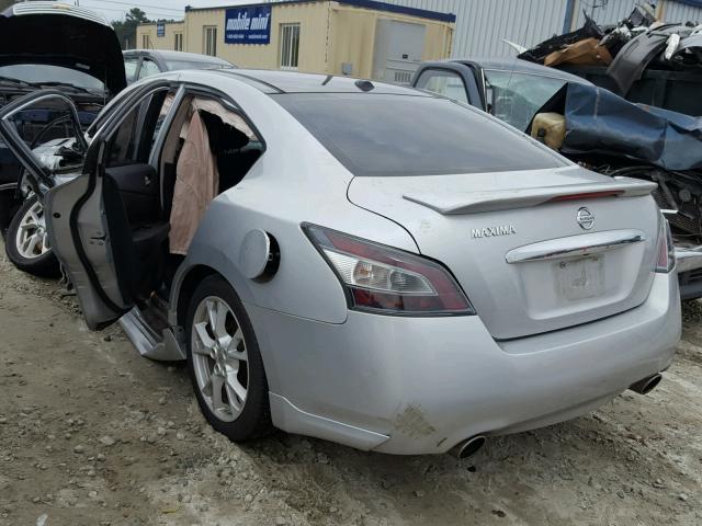 1N4AA5AP1DC821547 - 2013 NISSAN MAXIMA S SILVER photo 3