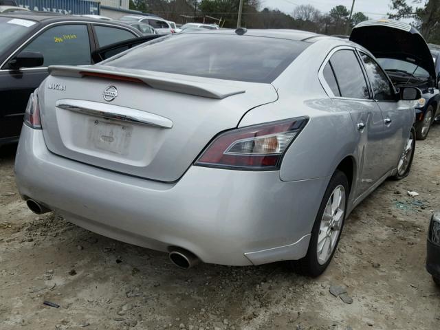 1N4AA5AP1DC821547 - 2013 NISSAN MAXIMA S SILVER photo 4