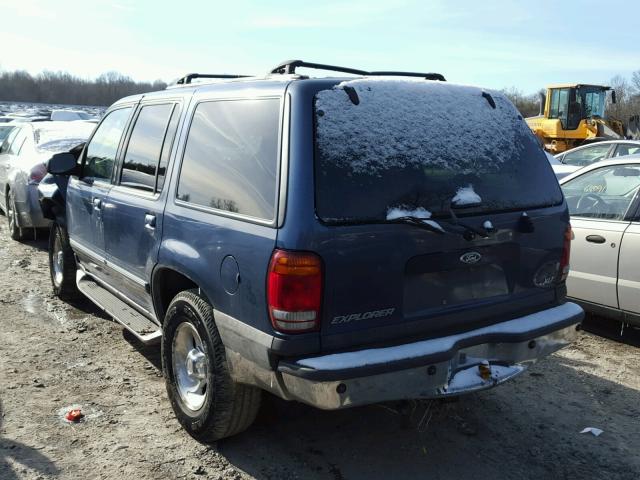 1FMZU73E3YZB92450 - 2000 FORD EXPLORER X BLUE photo 3