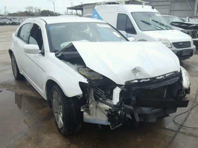 1C3CCBAB5DN647118 - 2013 CHRYSLER 200 LX WHITE photo 1